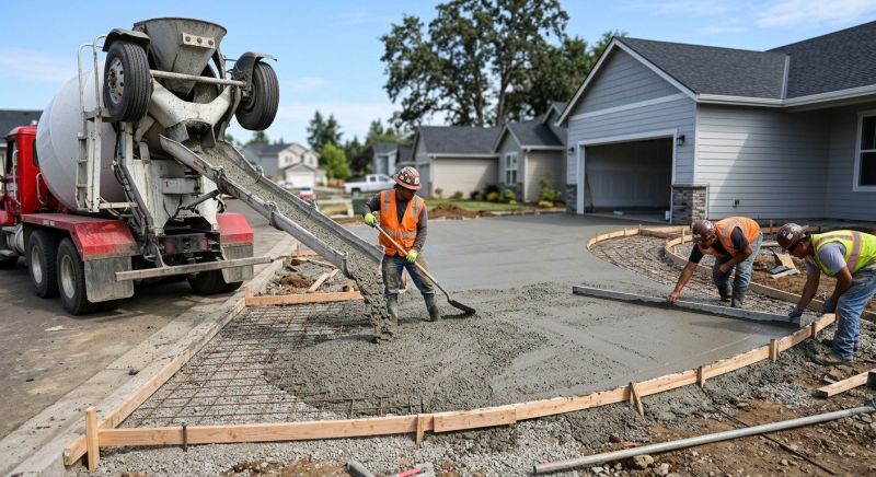 Concrete Driveway Installation Service